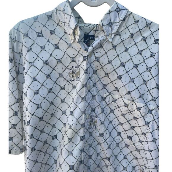 Men’s Vintage Gant Salty Dog Short Sleeve Button Down Shirt size large - Picture 2 of 6